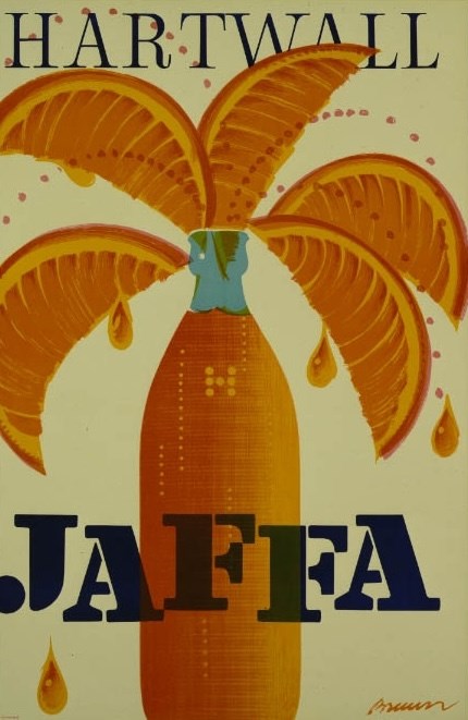 Erik Bruunin suunnittelema Jaffa-juliste