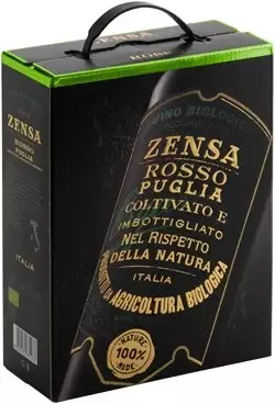 Zensa Rosso Organico hanapakkaus 3L