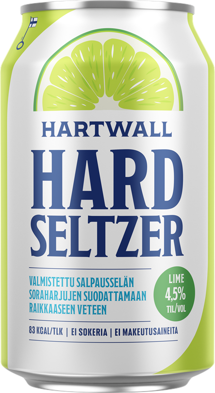 Hartwall Hard Seltzer Lime 4,5%